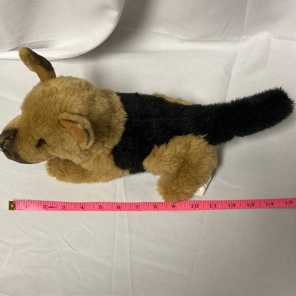 E & J Realistic German Shepherd Plush Dog - Picture 12 of 13